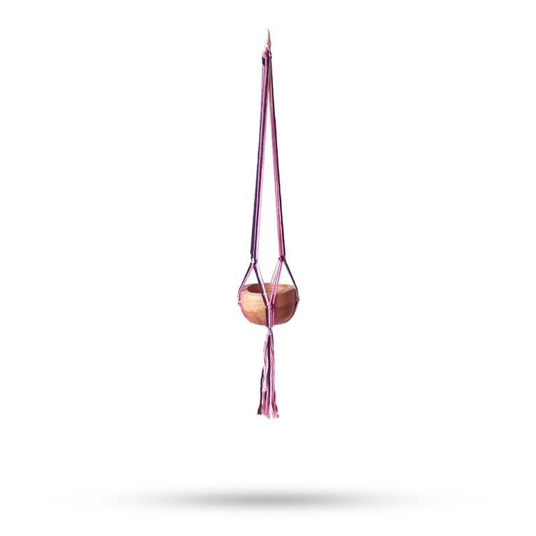 Macrame Pastel Tones Living Room Macrame Plant Holder Protector