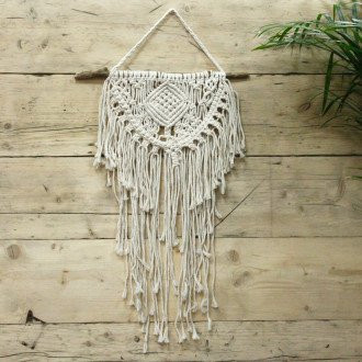 Macrame Wall Hanging - Handmade Bohemian Artwork - Home & Heart
