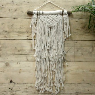 Macrame Wall Hanging - Natural Design - BrandName (e.g., ArtisanMacro)