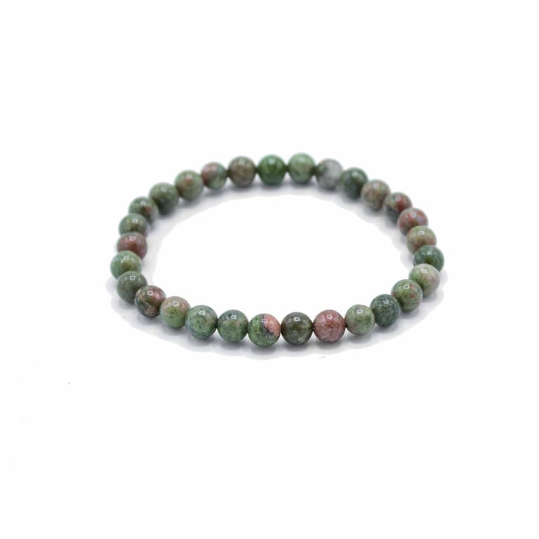 Green Jasper Gemstone Manifestation Bracelet - Foster Growth and Abundance