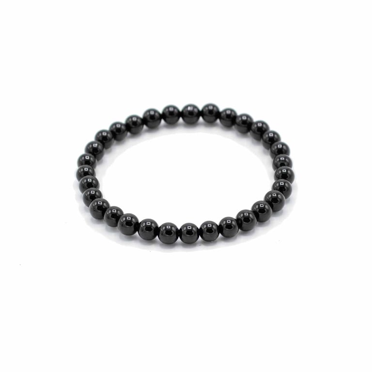 Black Agate Gemstone Manifestation Protection Bracelet