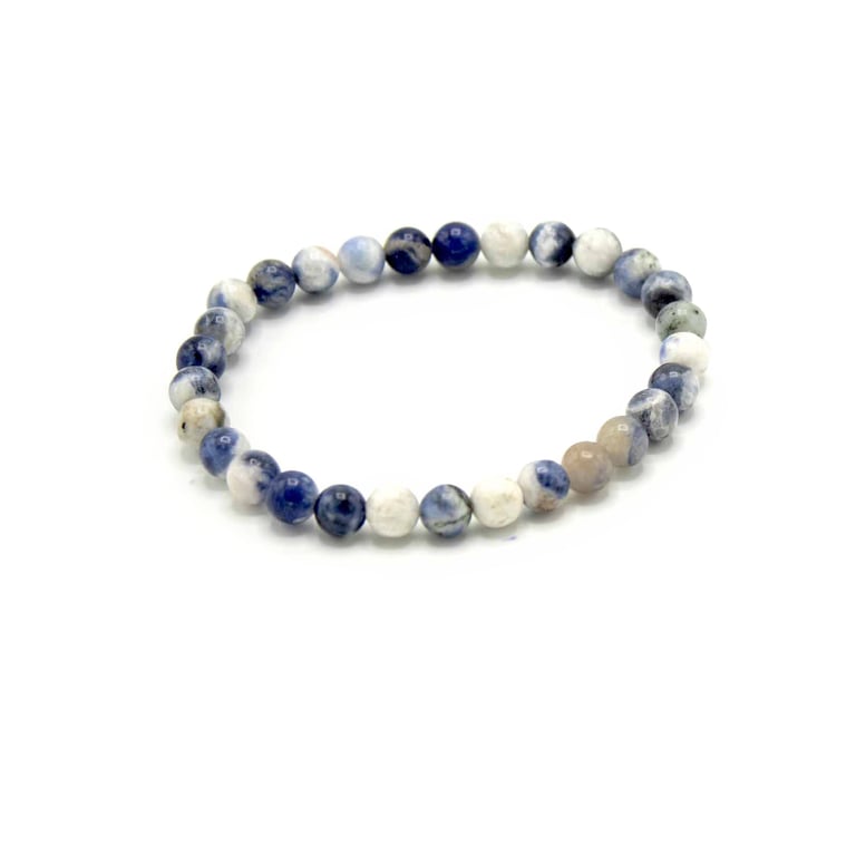Sodalite Gemstone Manifestation Bracelet - Amplify Truth and Intention
