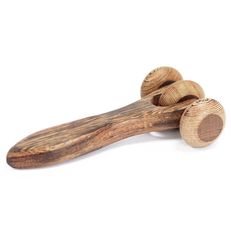 Three Disc Roller Massage Tool for Neck and Back Pain Relief
