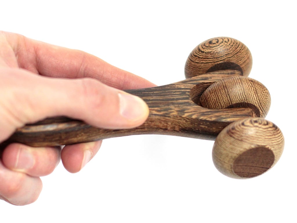 Three Disc Roller Massage Tool for Neck and Back Pain Relief