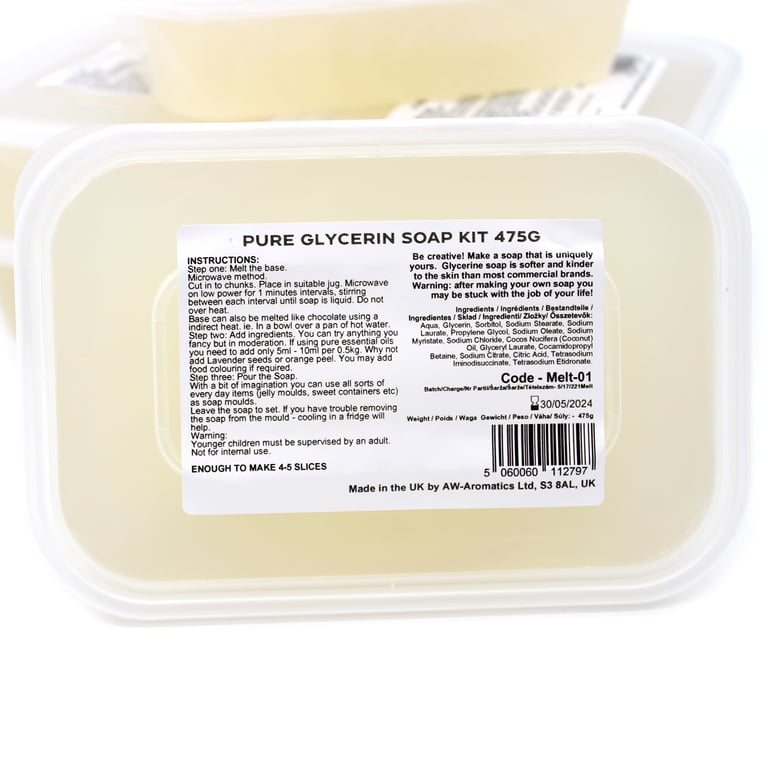 Melt and Pour 475g Soap Making Kit - Complete Crafting Supplies
