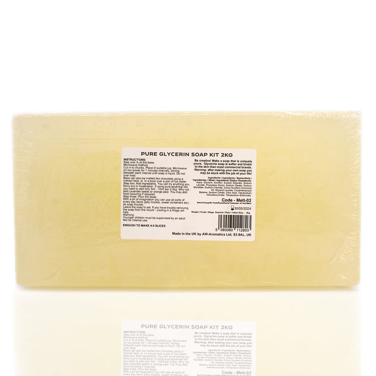 2KG Melt & Pour Soap Base - Artisan Quality, Quantity