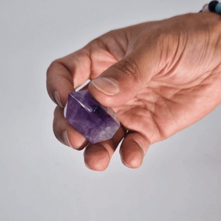 Rich Colour Amethyst Points - Small Crystal Gems (4-5.5cm) for Jewelry Making