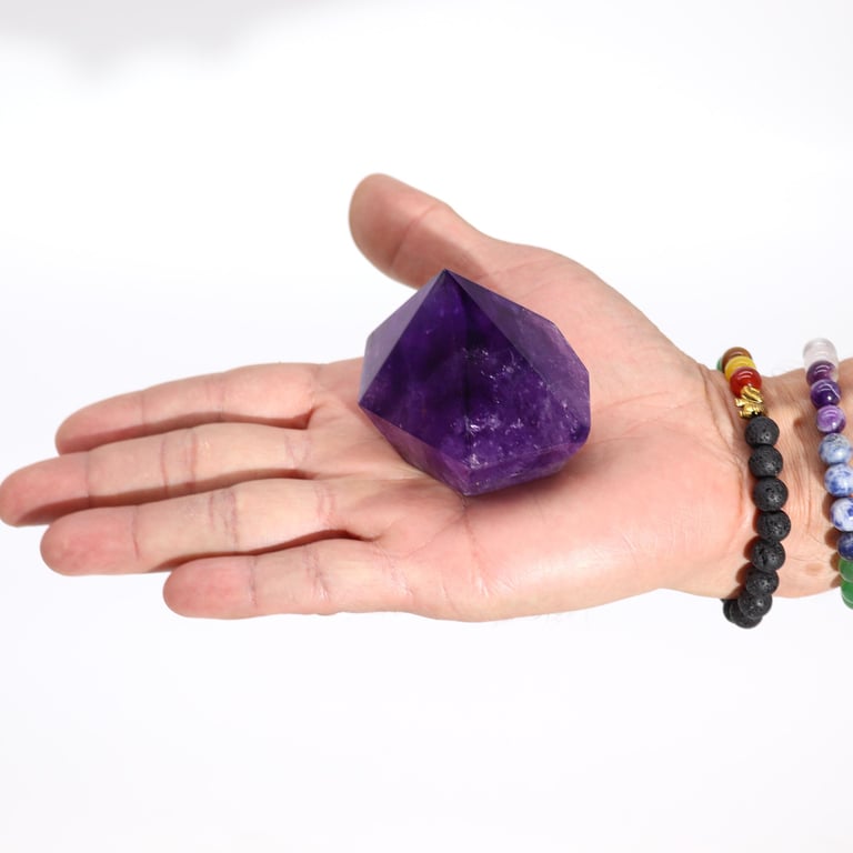 Amethyst Points - Medium Rich Colour - Approx 5.5-6.5cm Diameter