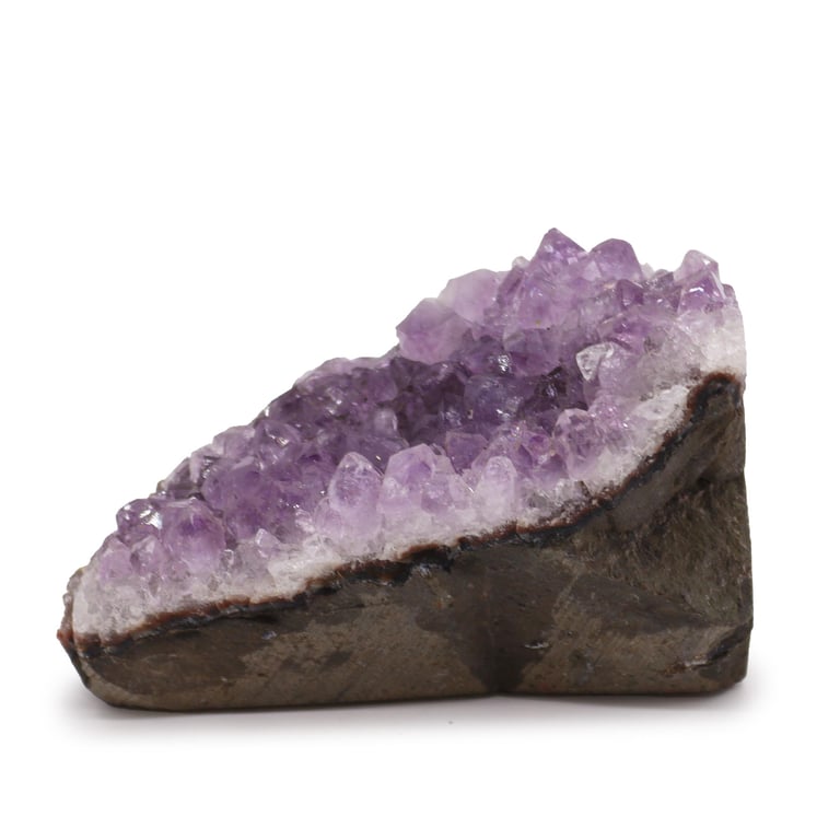 Natural Amethyst Standing Cluster (350-450gms, 7.5-10cm) - High Quality Gemstone