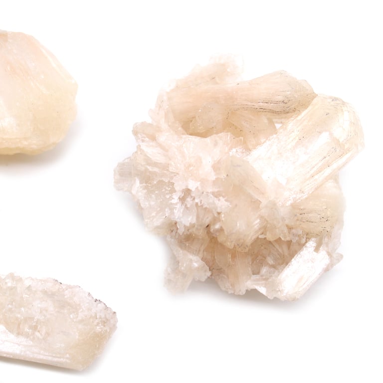 Stilbite Combination Crystal Cluster with Appophyllite Healing Stones 20-30mm