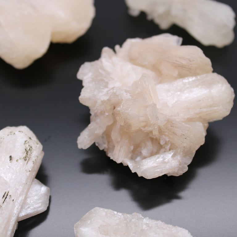 Stilbite Combination Crystal Cluster with Appophyllite Healing Stones 20-30mm