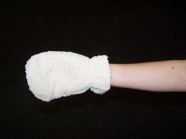 Bamboo Eco-Friendly Washing Mitt - Reusable Natural Fiber Scrubber for Sustainable Home Care