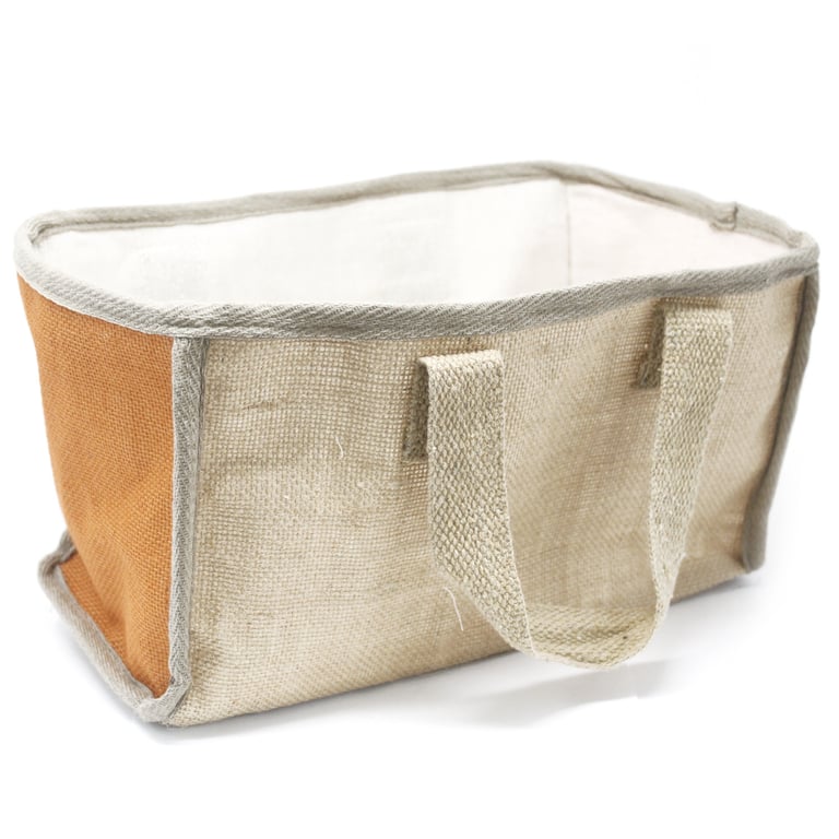 Large Turmeric Shopping Basket - 33x18x20cm