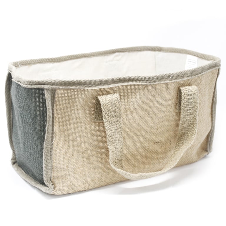 Large Durable Wheeled Charcoal Shopping Basket - 33x18x20cm