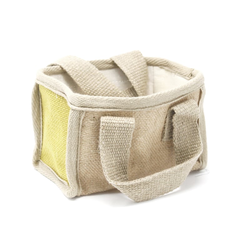Mini Olive Shopping Basket - 16x10x12cm Eco Friendly Home Garden Storage Container
