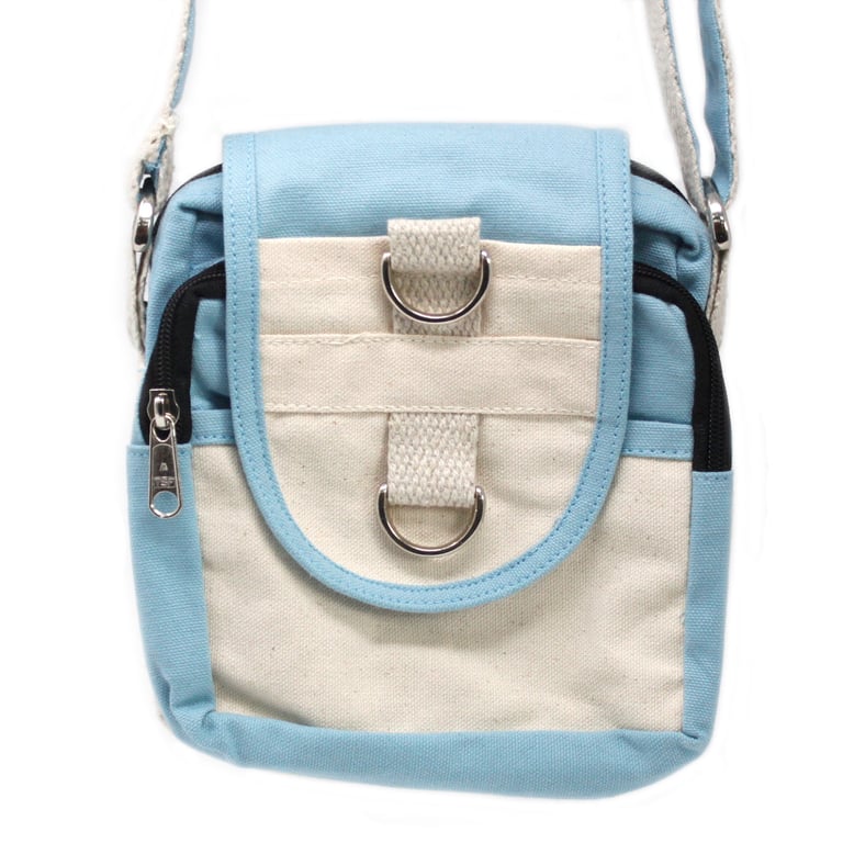 Natural Teal Eco-Friendly Reusable Travel Bag