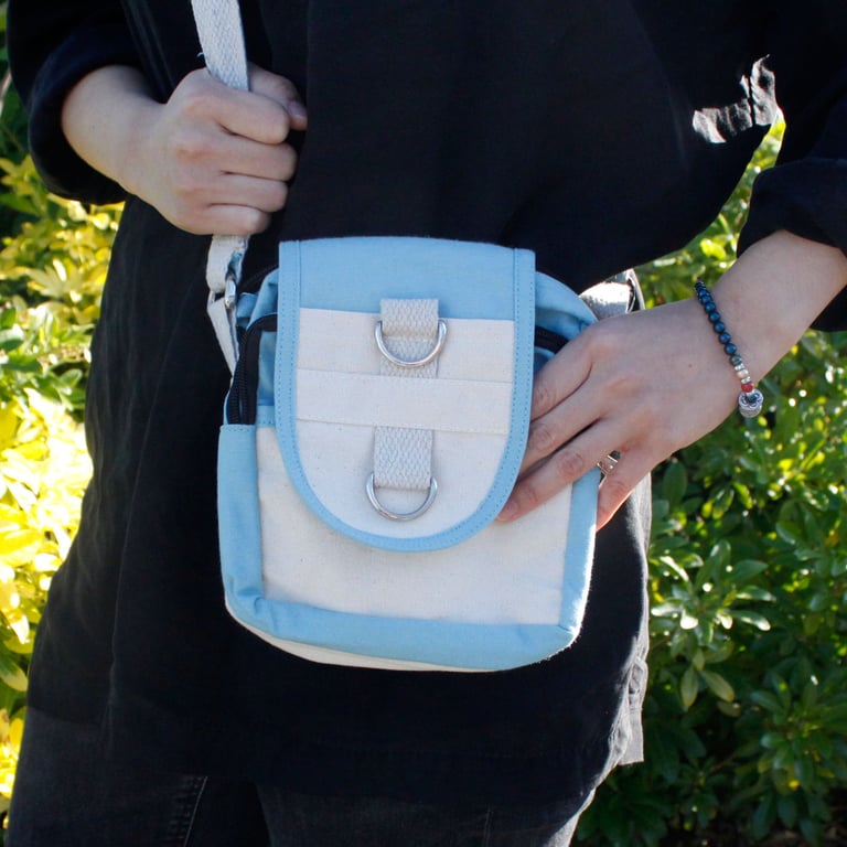Natural Teal Eco-Friendly Reusable Travel Bag
