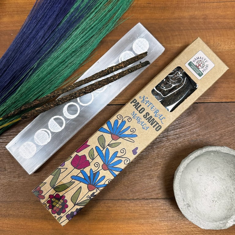 Natural Botanical Palo Santo Incense - Eco-Friendly Home Aromatherapy for Spiritual Cleansing and Relaxation