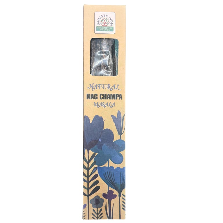 Natural Botanical Nag Champa Incense Sticks - Spiritual Home Fragrance Aid