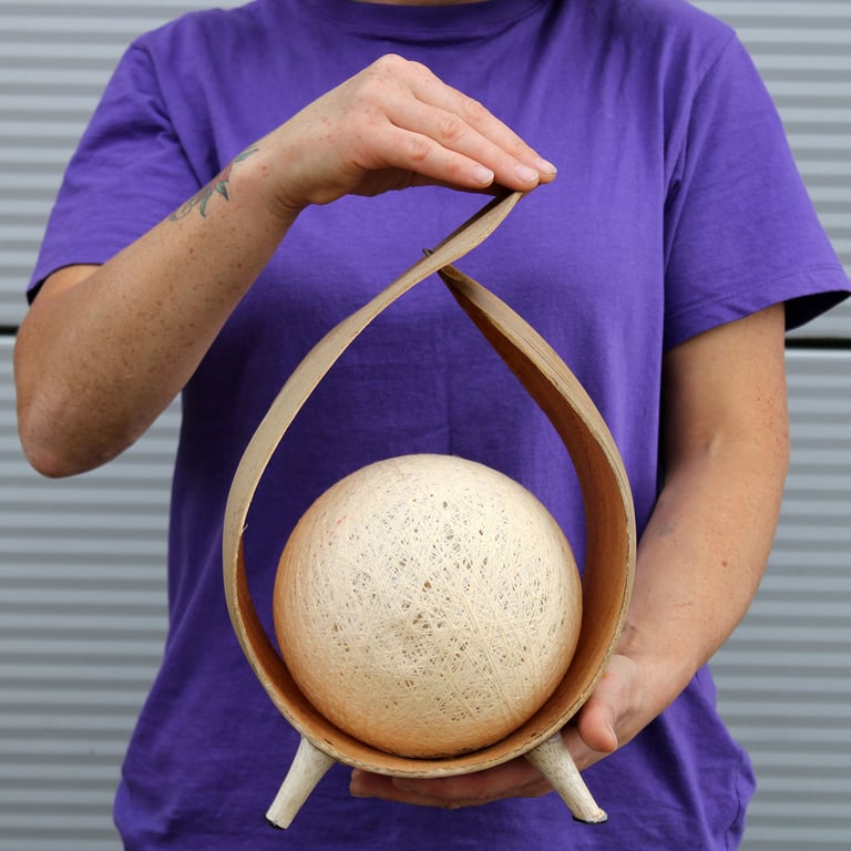 Coconut Natural Lamp - Eco-Friendly Design by Natural Loop