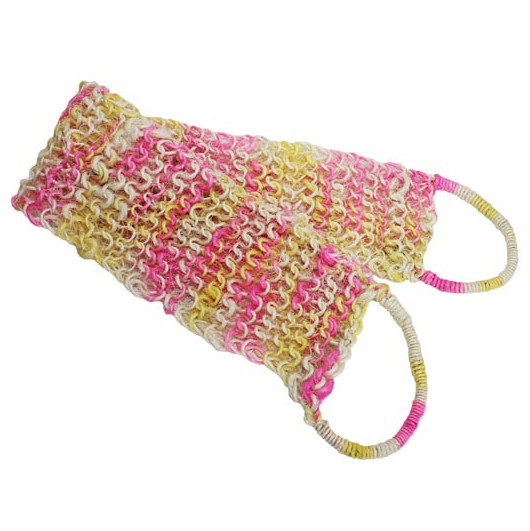 Fat Springy-Stringy Back Scrub - Exfoliating Body Scrub with Colorful, Gentle, and Effective Skin Care for a Smooth Back