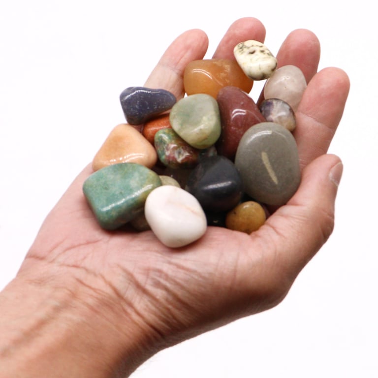 1kg Mixed Gemstones - High Quality Assortment - Brand Name