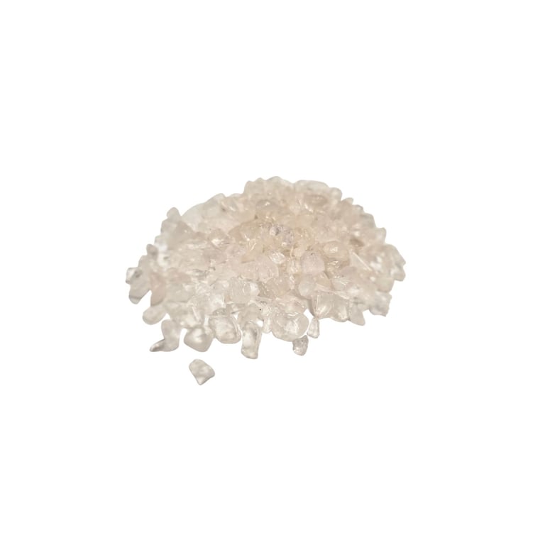 1KG Clear Quartz Gemstone Chips - Bulk Pure Quality