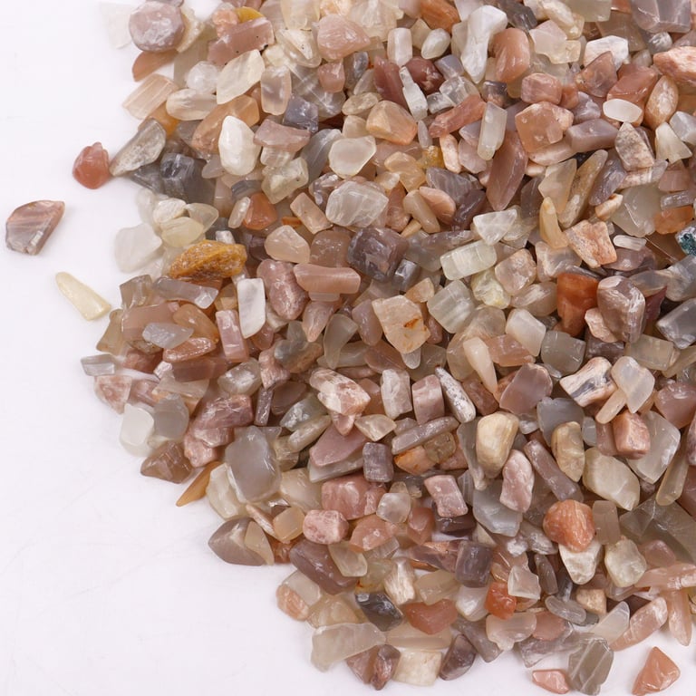 1KG Moonstone Gemstone Chips - Natural, High Quality