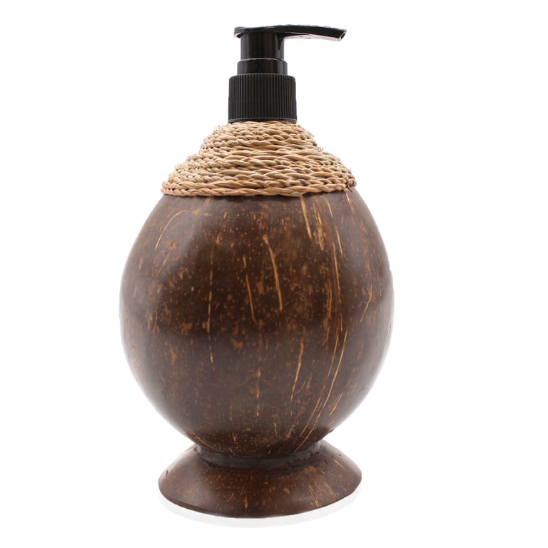 Natural Coconut Soap Dispenser - 300ml Eco-Friendly Organic Coconut Based Soap