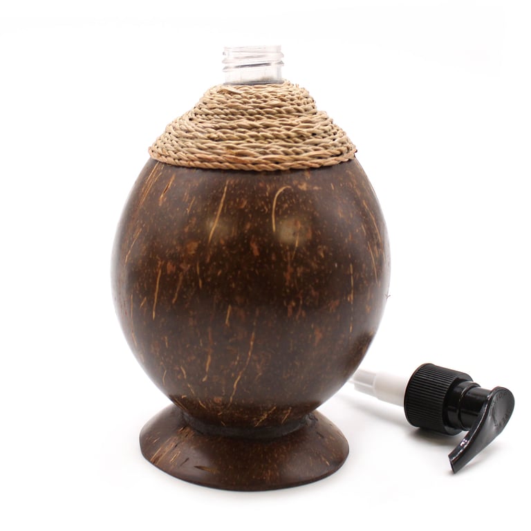 Natural Coconut Soap Dispenser - 300ml Eco-Friendly Organic Coconut Based Soap