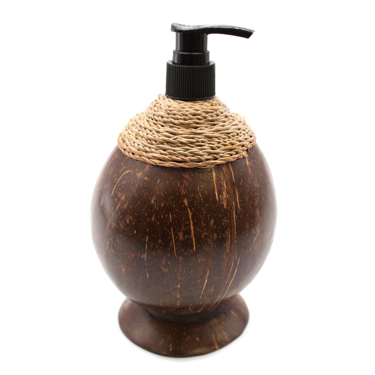 Natural Coconut Soap Dispenser - 300ml Eco-Friendly Organic Coconut Based Soap