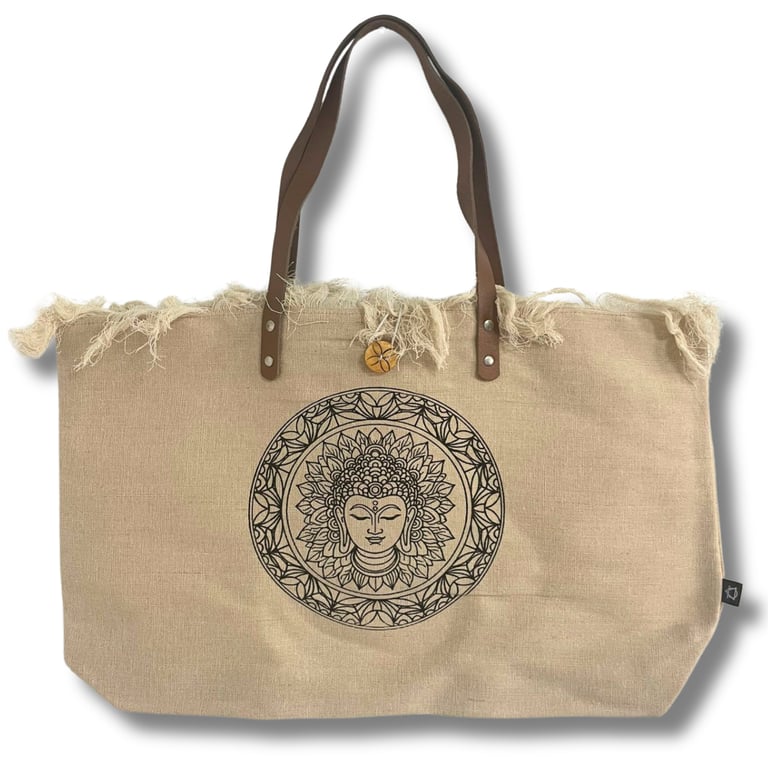 Leather Tote Bag - Natural Material, Durable Handle - Inspiration