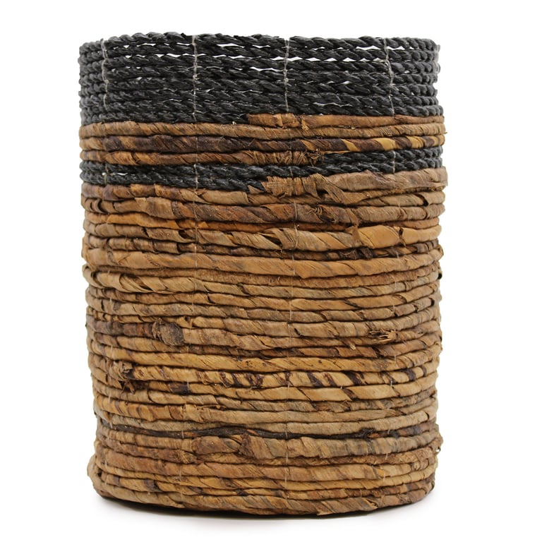 Eco-Friendly Banana Leaf Set (2 Vases & 2 Bins) - Sustainable Home Decor