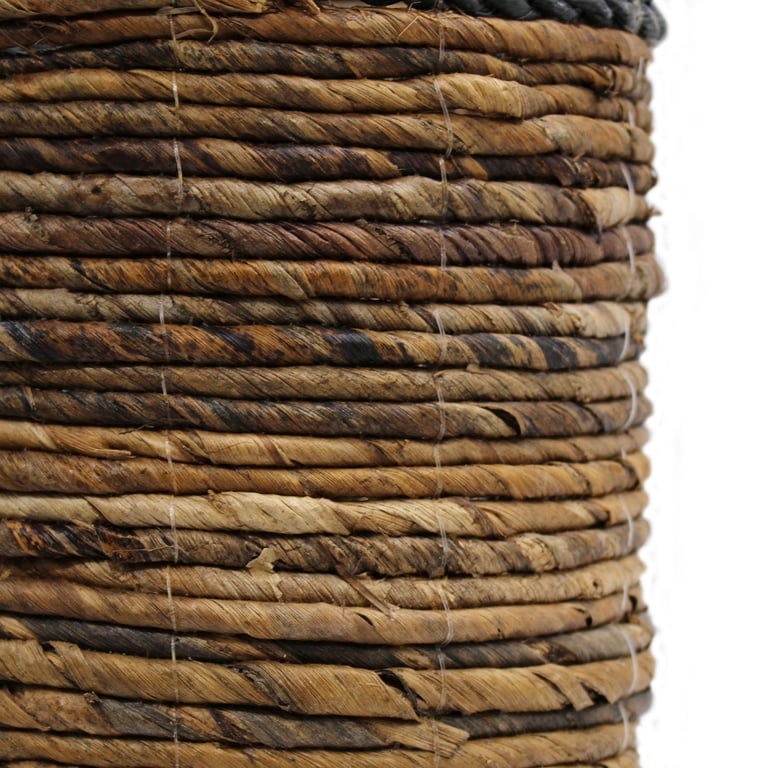 Eco-Friendly Banana Leaf Set (2 Vases & 2 Bins) - Sustainable Home Decor