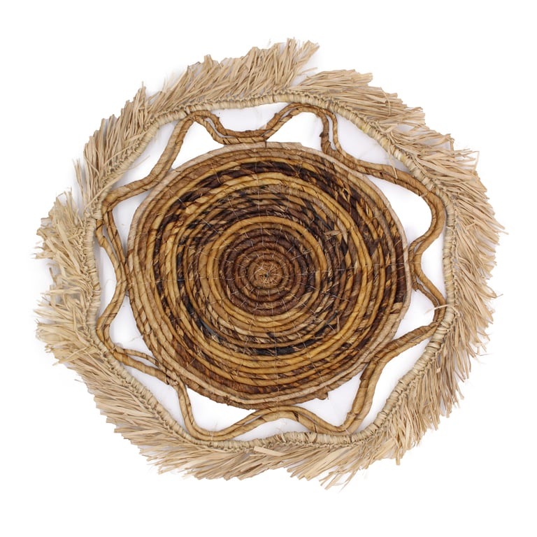 6-Piece Natural Wall Art Set - Kribo Collection