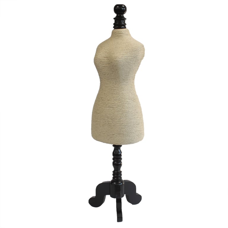 Wooden Jewelry Mannequin Stand - Natural Display - Cream (Brand Name)