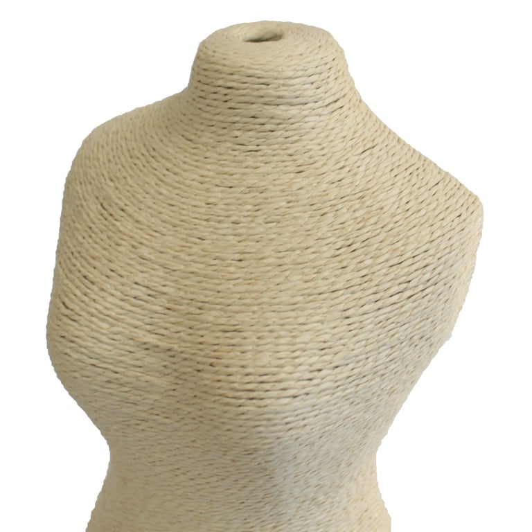 Wooden Jewelry Mannequin Stand - Natural Display - Cream (Brand Name)