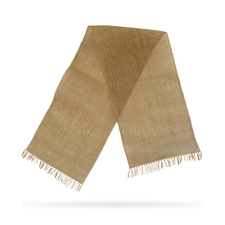 Natural Seagrass Table Runner (150cm) - Durable Fringe Design