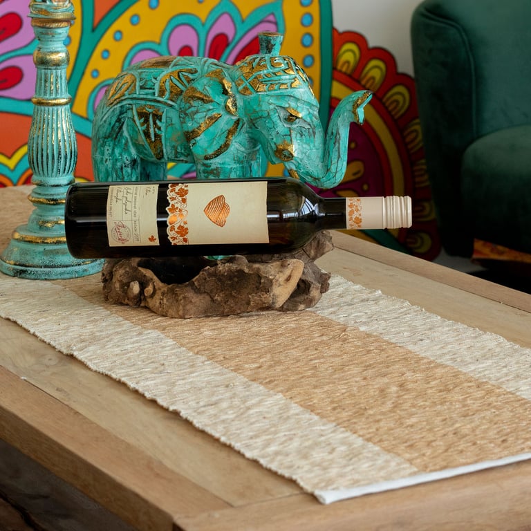 Vetiver Root Table Runner (180cm) - Natural - Premium Quality
