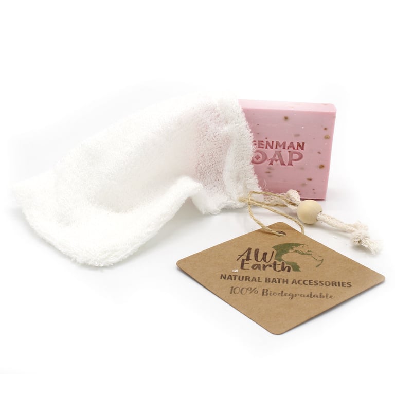 Bamboo Eco-Friendly Soap Holder - Reusable Travel Pouch for Natural Home Accessory