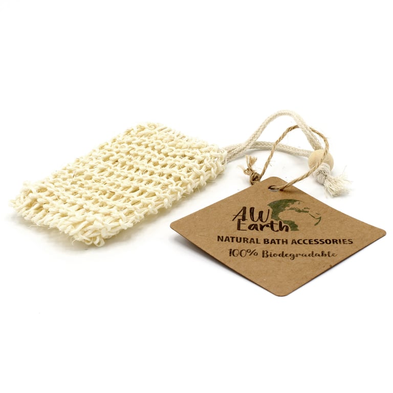 Sisal Nature Soap Bag - Reusable and Eco Friendly Kitchen Soap Pouch