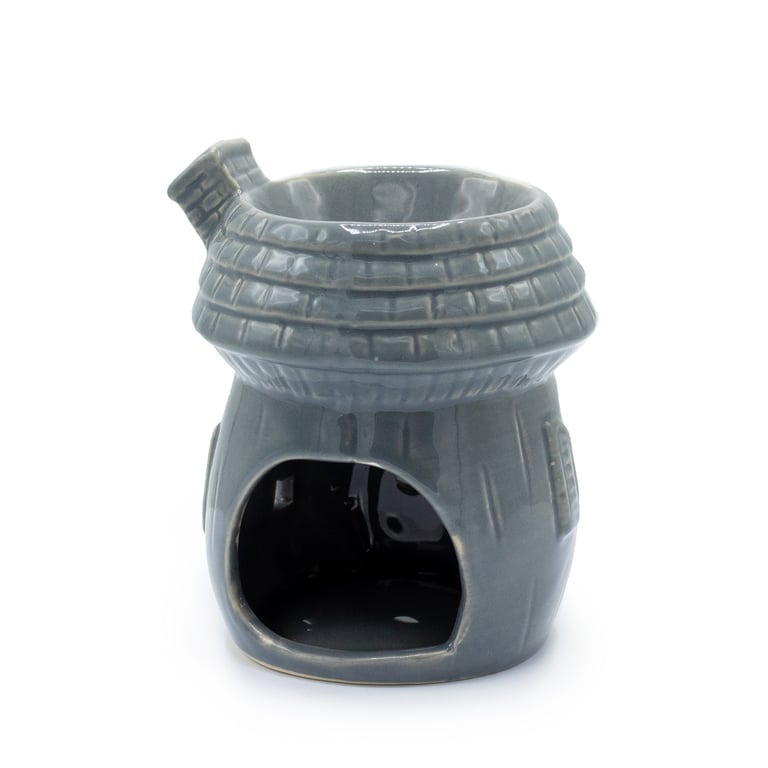 Mushroom House Oil Burner - Natural Grey Essential Indoor Scent Diffuser