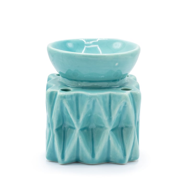 Oil Burner Geometric - Modern Blue Decorative Lamp with Indoor Lighting Design