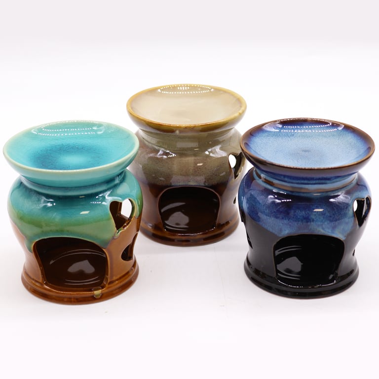 Classic Rustic Oil Burner - Heart Cut-out Assorted Vintage Home Fragrance Solution
