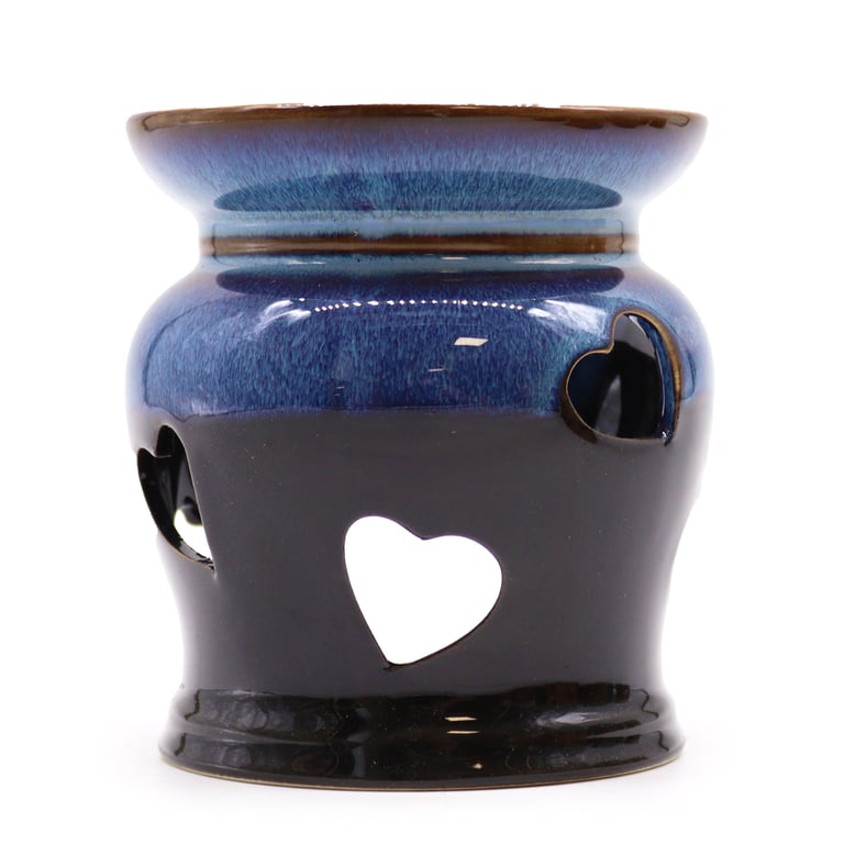 Classic Rustic Oil Burner - Heart Cut-out Assorted Vintage Home Fragrance Solution