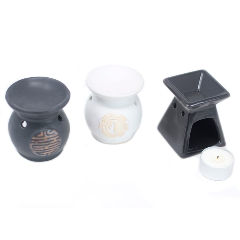 ClassicYin Yang Oil Burners - Natural Home Fragrance Aromatherapy Lamps