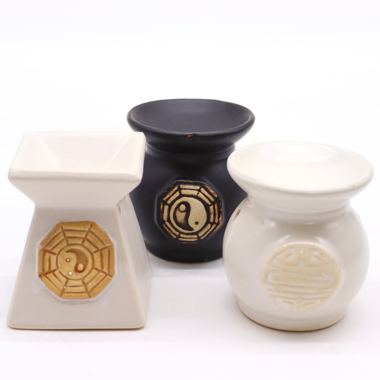ClassicYin Yang Oil Burners - Natural Home Fragrance Aromatherapy Lamps