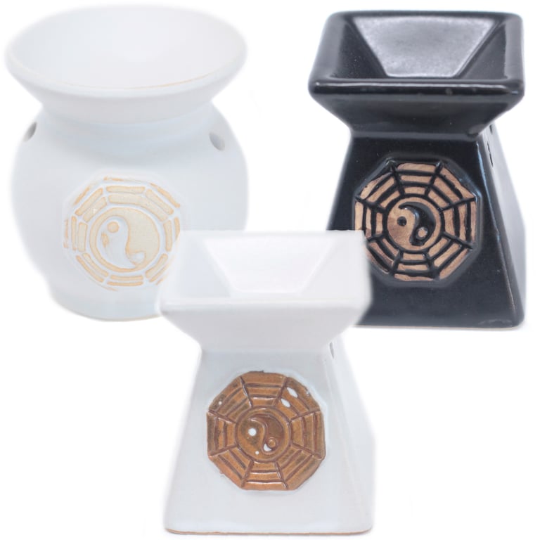 ClassicYin Yang Oil Burners - Natural Home Fragrance Aromatherapy Lamps