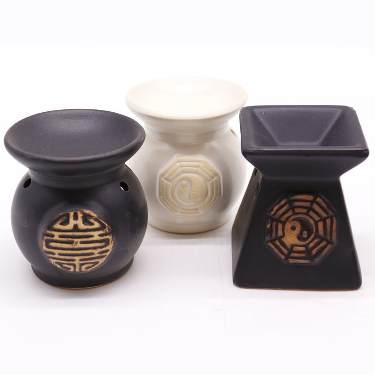 ClassicYin Yang Oil Burners - Natural Home Fragrance Aromatherapy Lamps