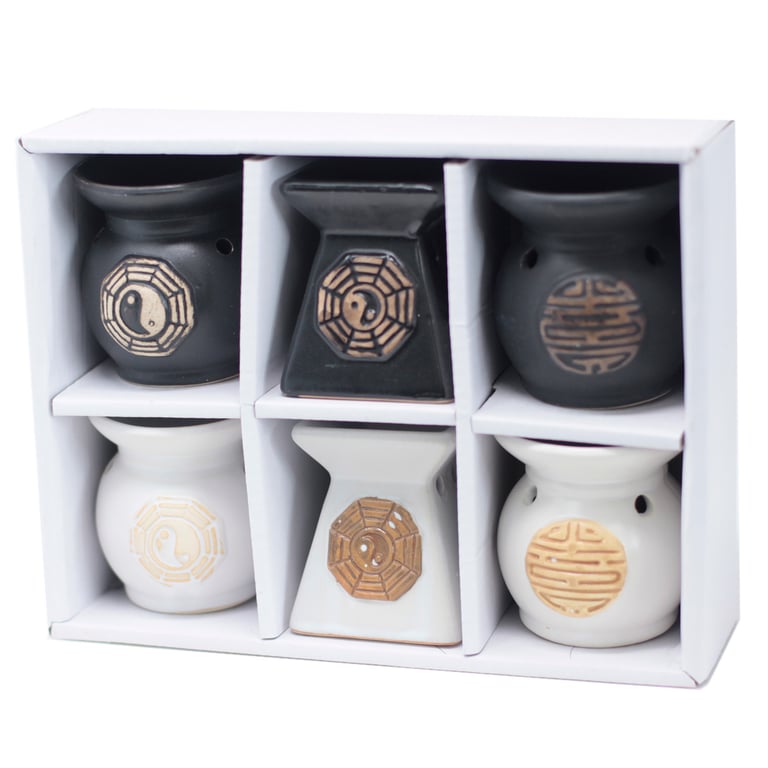 ClassicYin Yang Oil Burners - Natural Home Fragrance Aromatherapy Lamps